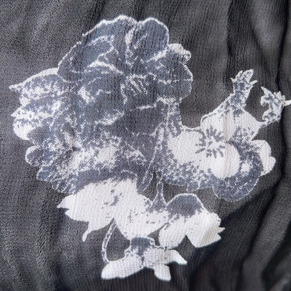 Free People Feminine‎ Floral Skirt Size Medium Fairycore Modest Feminine - Picture 13 of 14